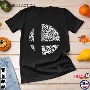 Super Smash Bros Vintage Video Game Shirt Game Lovers Gift Ideas 4 Ink In Action