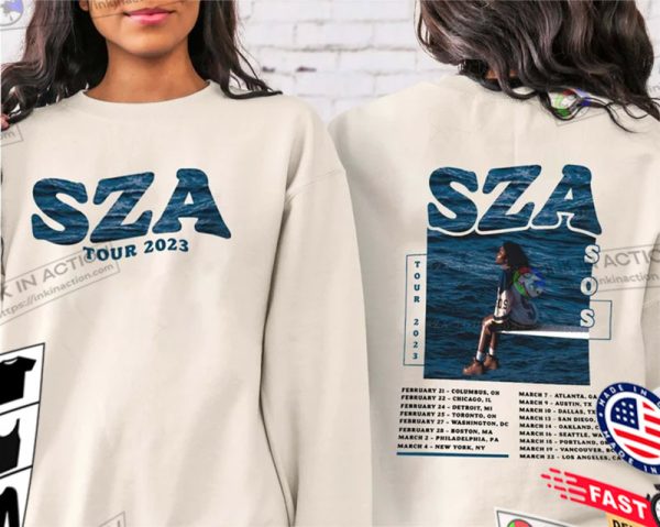 SZA SOS Tour 2023 Shirt SZA 2023