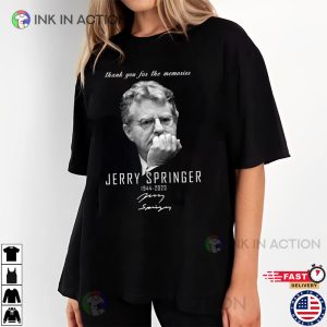 Thank You For Memories Signature Jerry Springer T-Shirt