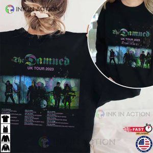 The Damned UK Tour 2023 Shirt The Damned Rock Band 1 Ink In Action