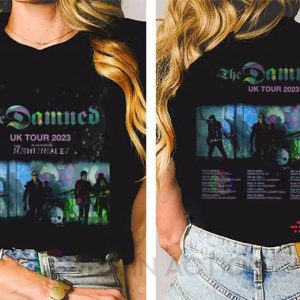 The Damned UK Tour 2023 Shirt, The Damned Rock Band