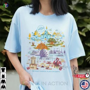 The Most Magical Place On Earth, Disney Epcot Shirt