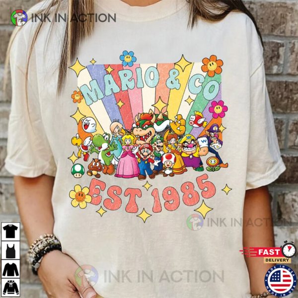 The Super Mario Bros Movie, Mario & Co Est 1985 Shirt