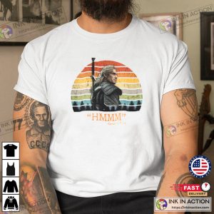 The Witcher Funny Geralt of Rivia Vintage Tee 1 Ink In Action