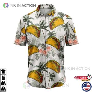 Tropical Taco Pattern Hawaiian Shirt, Cinco De Mayo