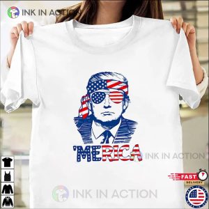 Trump Merica T shirt America Funny 3 Ink In Action