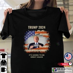 Trump Mug Shot 2024 T shirt Free Trump T shirt 1 Ink In Action