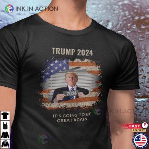 Trump Mug Shot 2024 T shirt Free Trump T shirt 3 Ink In Action