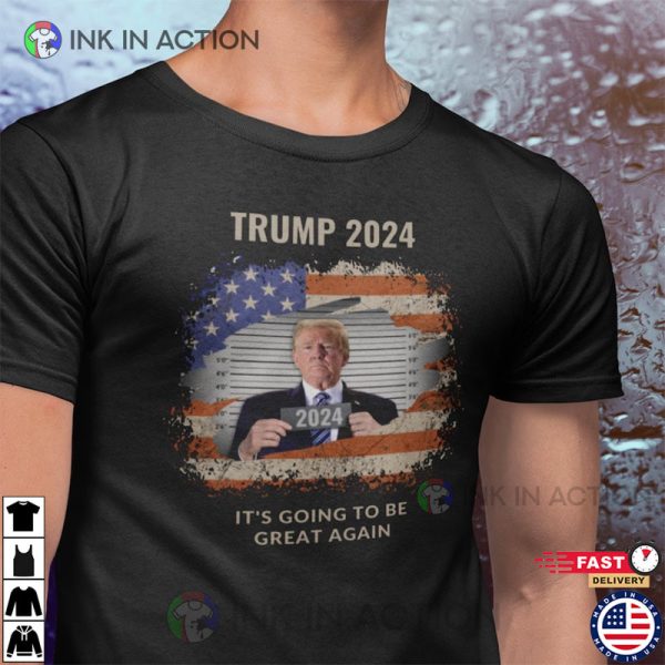 Trump Mug Shot 2024 T-shirt, Free Trump T-shirt