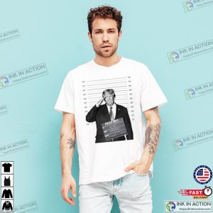 Trump Mugshot Classic T Shirt 2 Ink In Action