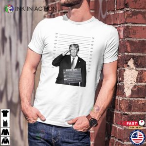 Trump Mugshot Classic T Shirt 3 Ink In Action