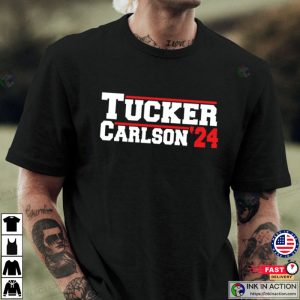 Tucker Carlson 24 Unisex T Shirt 1 Ink In Action