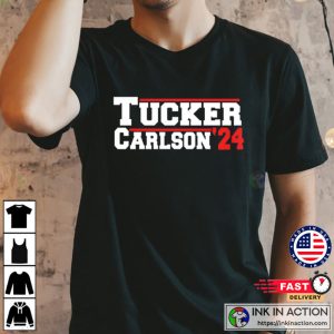 Tucker Carlson 24 Unisex T Shirt 3 Ink In Action