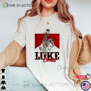 Vintage Luke Combs, Cowboy Skeleton Shirt