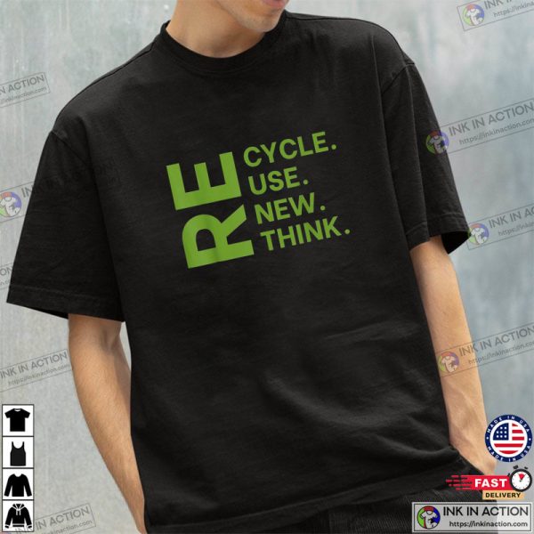 Walmart Recycle Reuse Renew Rethink Shirt, Earth Day