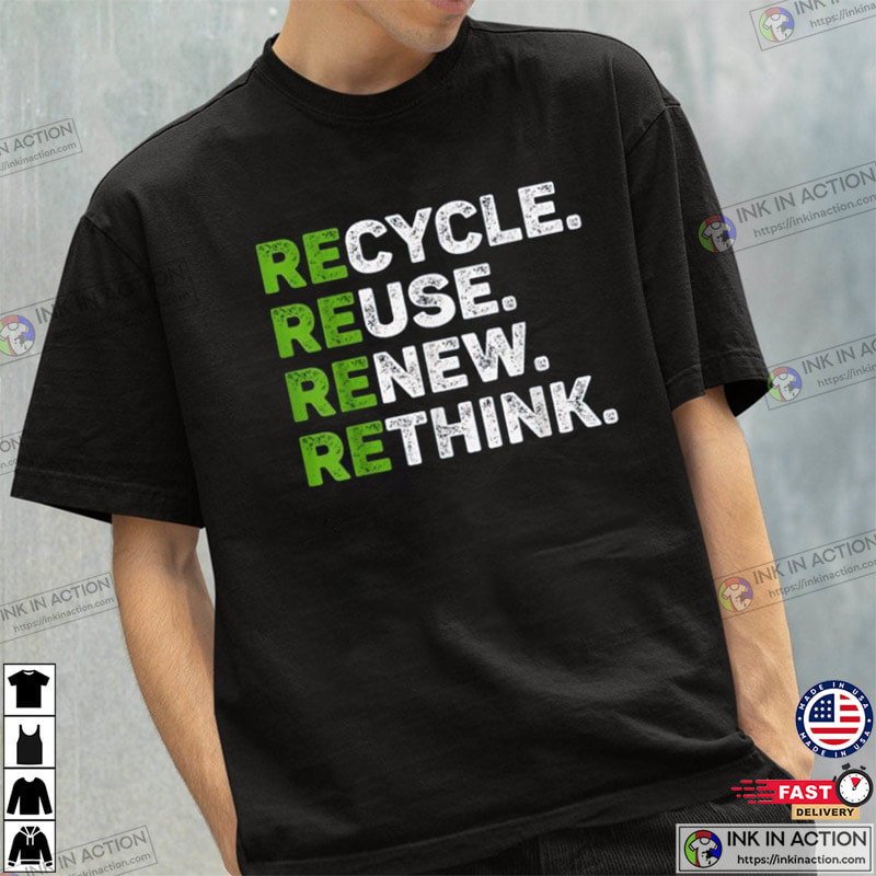 Walmart Removes Offensive, Recycle Reuse Renew Rethink Shirt