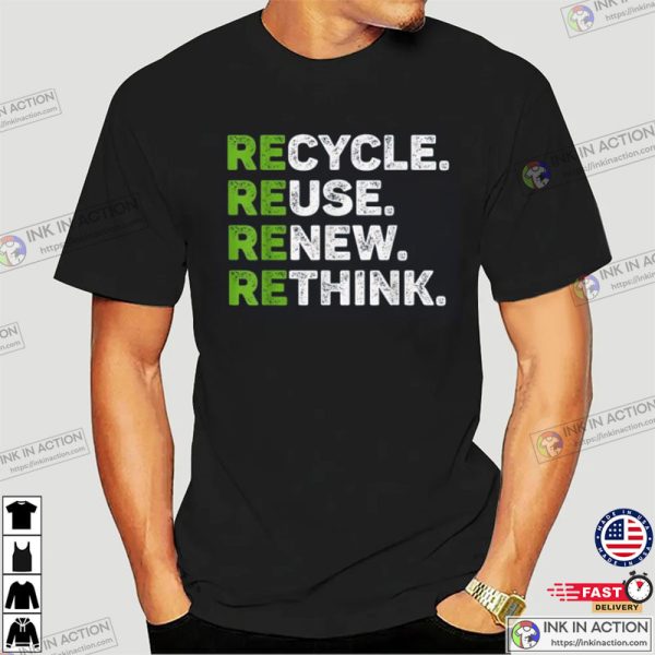 Walmart Removes Offensive, Recycle Reuse Renew Rethink Shirt