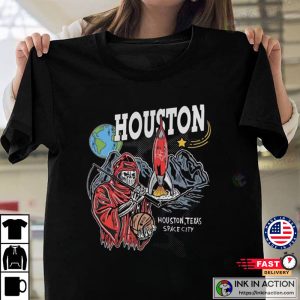 Warren Lotas Houston Rockets  Houston,Texas Space City  NBA T Shirt