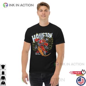 Warren Lotas Houston Rockets Space City Light The fuse NBA T shirt 3 Ink In Action