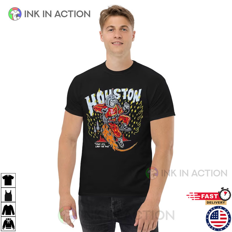 Warren Lotas Houston Rockets Space City Light The Fuse NBA Unisex Shirt -  Ink In Action