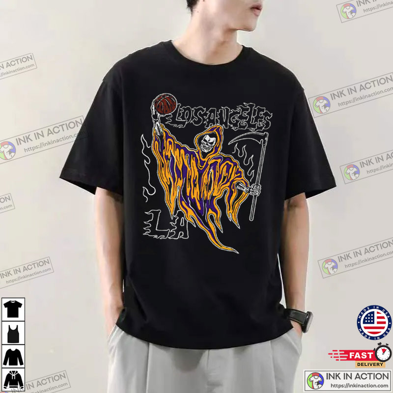 Warren Lotas Los Angeles Lakers T-shirt, Warren lotas - Ink In Action