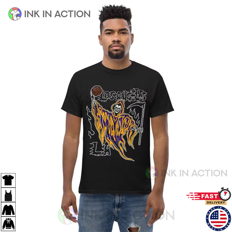 Warren Lotas x Los Angeles Lakers Basketball T Shirt - Limotees