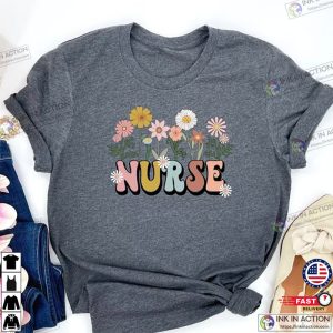 Wildflowers Nurse Shirt 2 Ink In Action