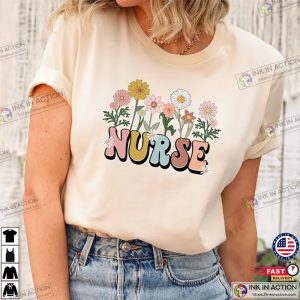 Wildflowers Nurse Shirt