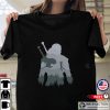 Witcher Geralt Dragon Fight Silhouette Shirt, Witcher TV Series