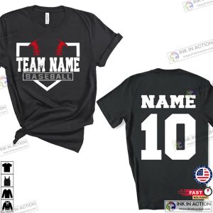 custom baseball shirts Baseball Numbers Shirt 3 Ink In Action