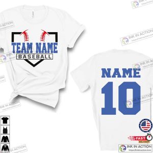 Custom Baseball Shirts, Baseball Numbers Shirt