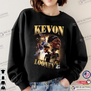 looney golden state Kevin Looney Vintage 90s Style T Shirt 2