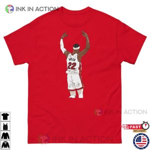 miami heat jimmy butler Celebration Sketch Active Shirt 4 Ink In Action