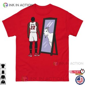 nba jimmy butler Mirror GOAT T Shirt 4 Ink In Action