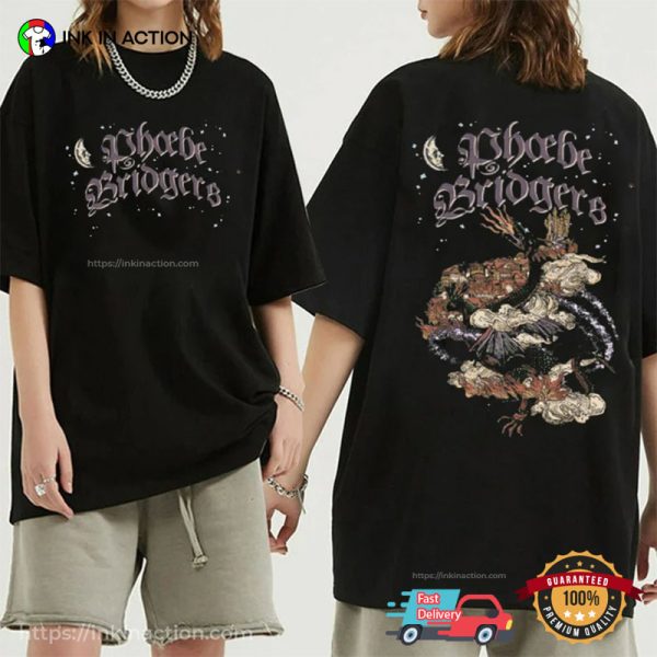 2 Sided Dragons Phoebe Bridgers Concert Vintage T-shirt