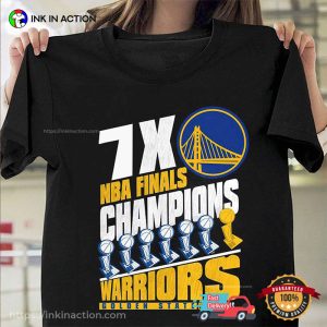 2022 NBA Finals Champions Golden State Warriors Shirt 4 Ink In Action