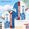 4th July Tropical Patriotics Bud Light Hawaiian Shirt