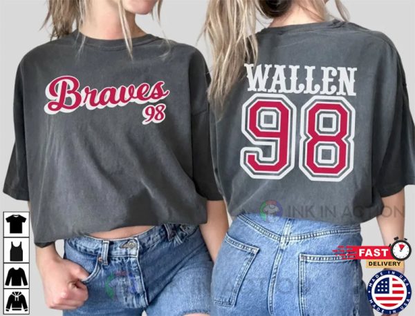 98 Braves Wallen Song, Country Concert Shirt