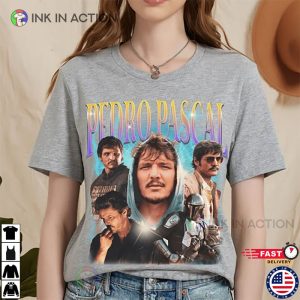 Actor Pedro Pascal Retro 90s Shirt Javier Pena 1 Ink In Action