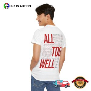 All Too Well Two Sides Printed, Taylor Swift Eras Tour Shirt 7