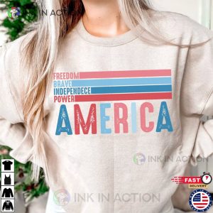 American Patriotic american independence day Shirt 2 Ink In Action