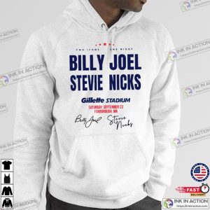 Billy Joel Stevie Nicks Tour 2023, Stevie Nicks and Billy Joel Concert Gillette Stadium Shirt