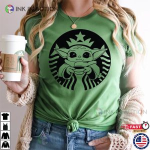 Baby Yoda Coffee Starbuck Shirt Coffee Lover Gift 4 Ink In Action