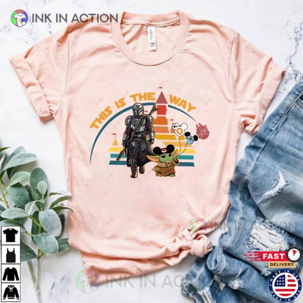 Baby Yoda Mandalorian, Star War Galaxy Edge Shirt, Disney Star War