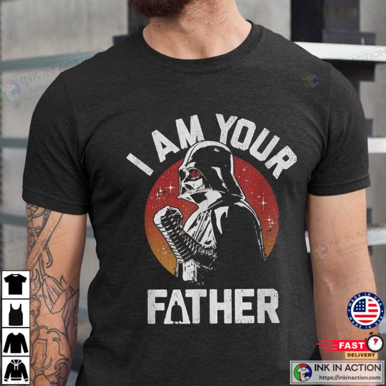Best Father's Day Gift Star Wars Darth Vader I Am Your Father T-Shirt