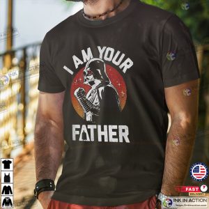 Best Fathers Day Gift Star Wars Darth Vader I Am Your Father T Shirt Ink In Action