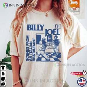 Billy Joel Vintage Retro T Shirt billy joel tour 2023 2 Ink In Action