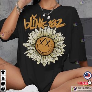 Blink 182 Art Arrow Smiley Unisex Graphic Shirt 2 Ink In Action