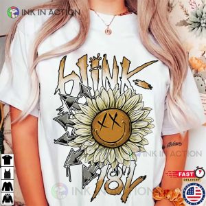 Blink 182 Concert Rock Band Shirt Blink 182 90s Music Fan Gifts 3 Ink In Action
