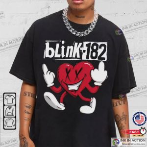 Blink 182 Heart Art blink 182 merch 2 Ink In Action